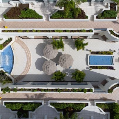 sav hotel images drone shot
